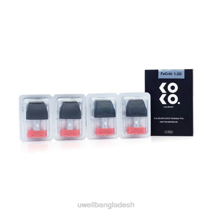 UWELL vape kit - UWELL CALIBURN KOKO শুঁটি (4-প্যাক) 1.2 ওহম 02PJ95