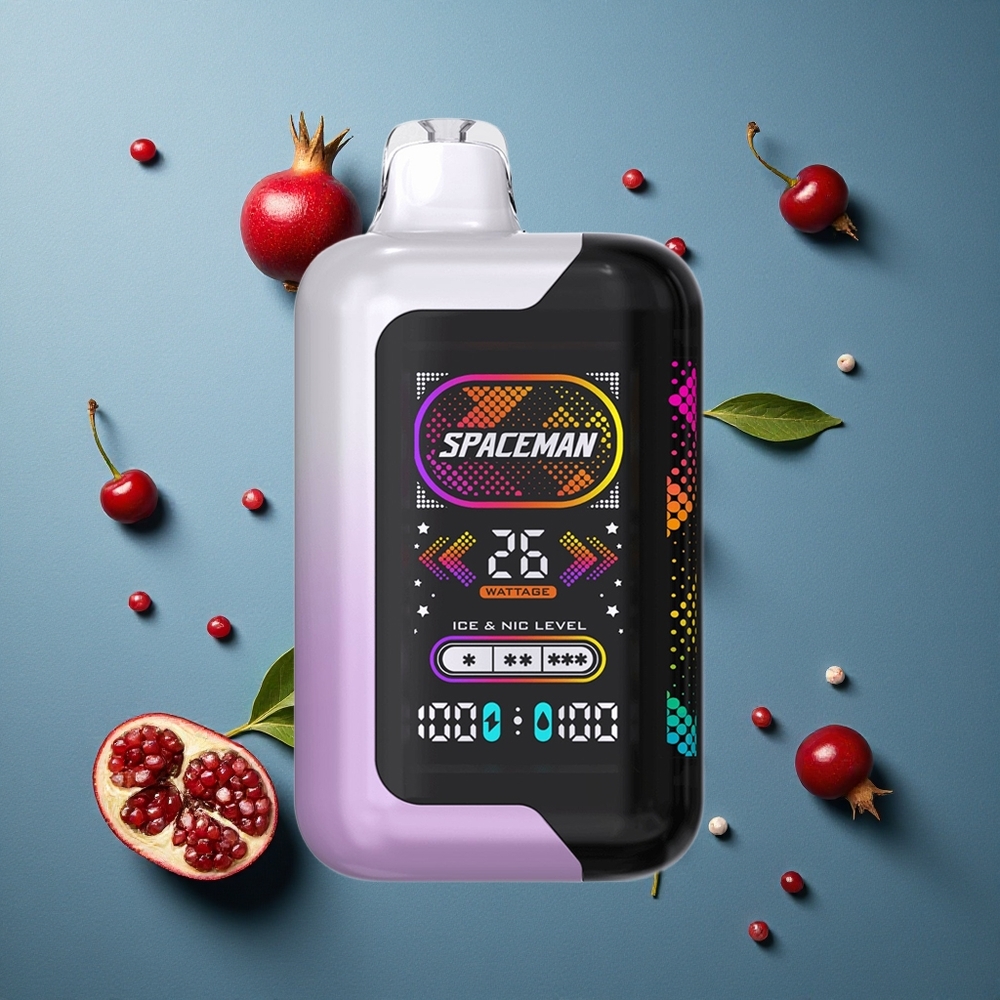 SMOK SPACEMAN SP40000 ডিসপোজেবল ভেপ চেরি ডালিম (৪০০০০ পাফস, ২০মিলি ইলিকুইড)