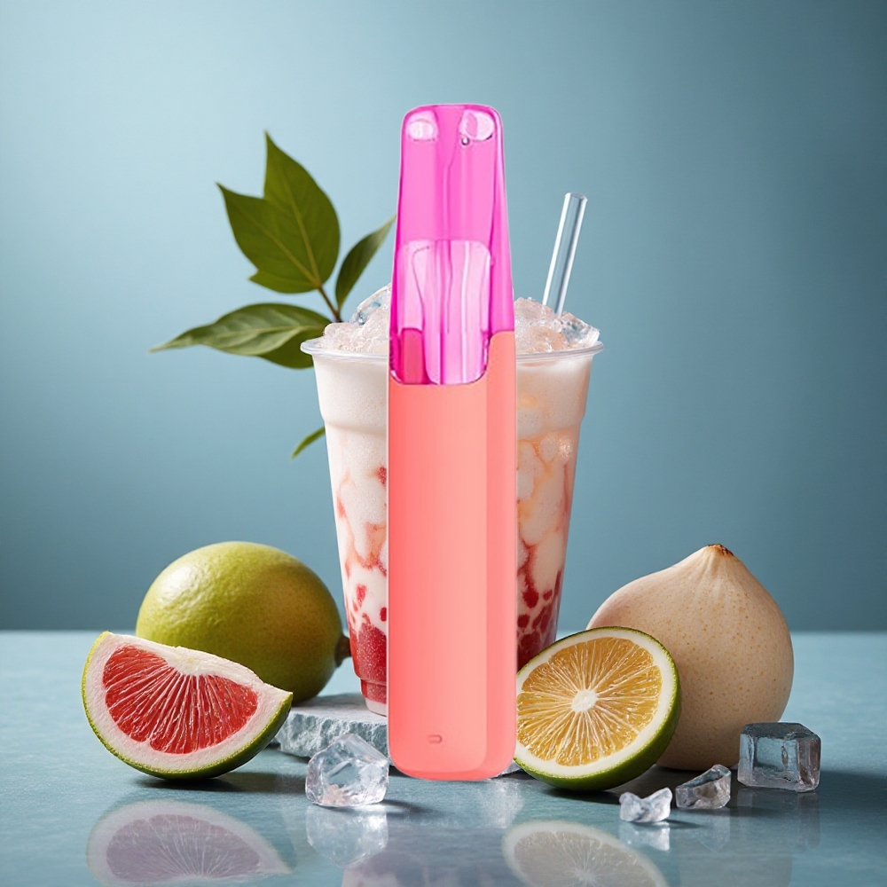Snowplus Dash 4000 Puffs ডিসপোজেবল ডিভাইস হিবিস্কাস আইস টি (সিরামিক অ্যাটোমাইজার, 3%, 5% নিকোটিন)