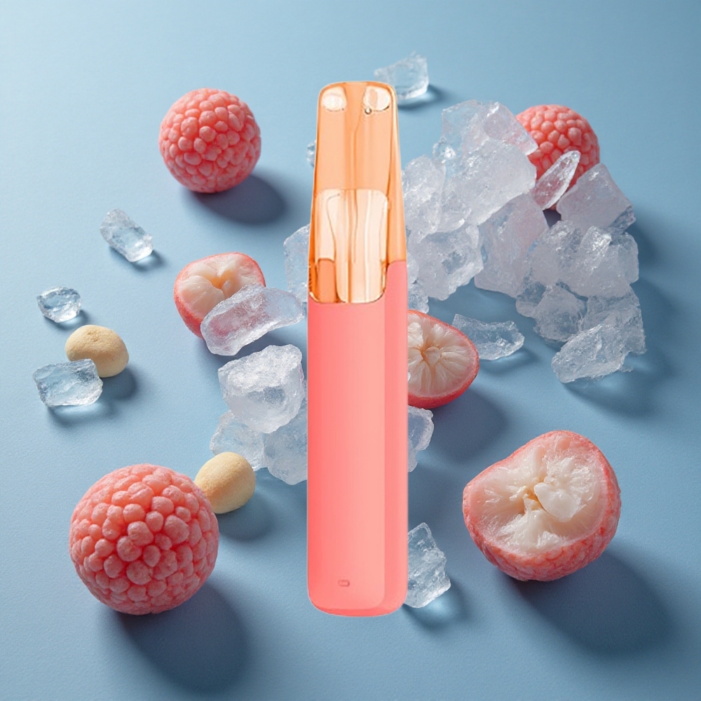 Snowplus Dash 4000 Puffs ডিসপোজেবল ডিভাইস লিচু আইস (সিরামিক অ্যাটোমাইজার, ৫৩০ এমএএইচ ব্যাটারি)