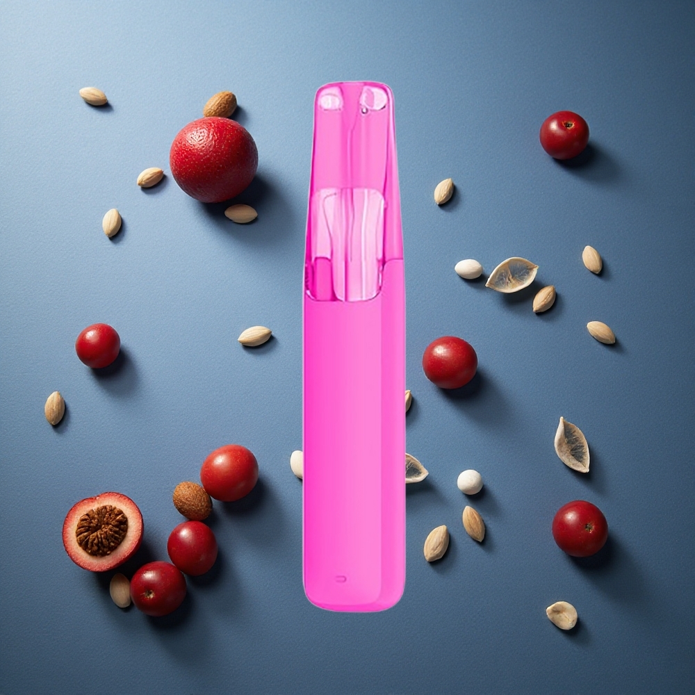Snowplus Dash 4000 Puffs ডিসপোজেবল ডিভাইস রেড ওয়াইন আইস (সিরামিক অ্যাটোমাইজার, ৭.৫ মিলি ই-লিকুইড)
