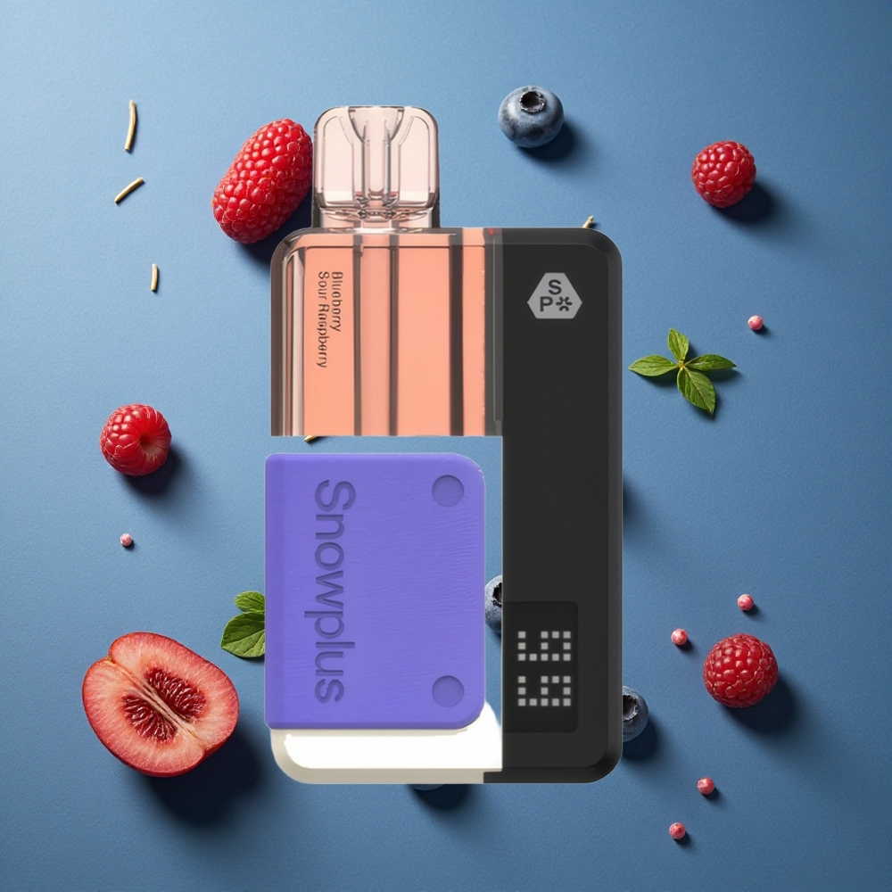 Snowplus Swift 15000 Puffs Pod Kit ব্লুবেরি সোয়ার রাস্পবেরি (15000 পাফ, ২+১০ মিলি)