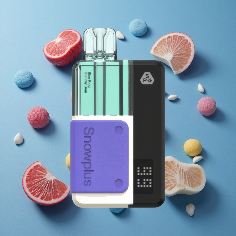 Snowplus Swift 15000 Puffs Pod Kit নীল র্যাজ গামি বিয়ার ও ২+১০মিলি রিফিল-সেট