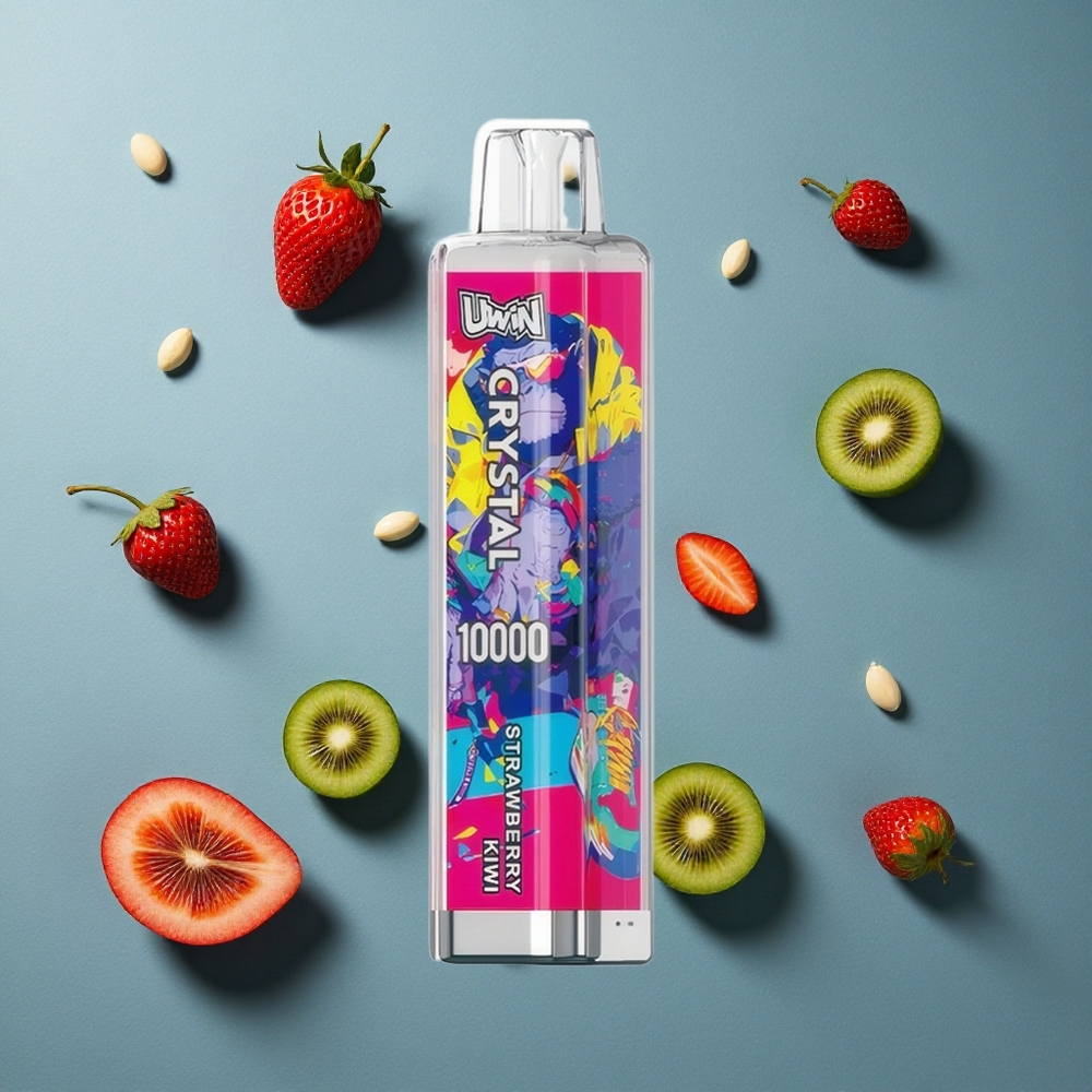 UWIN Crystal 10000 পাফস স্ট্রবেরি কিউই ডিসপোজেবল ভেপ