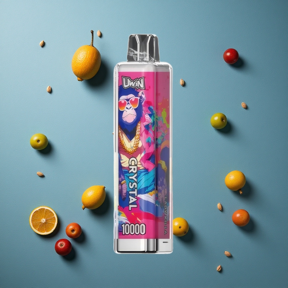UWIN Crystal 10000 Puffs ডিসপোজেবল ভেপ লেডি কিলা, ১৮ml, RGB লাইট