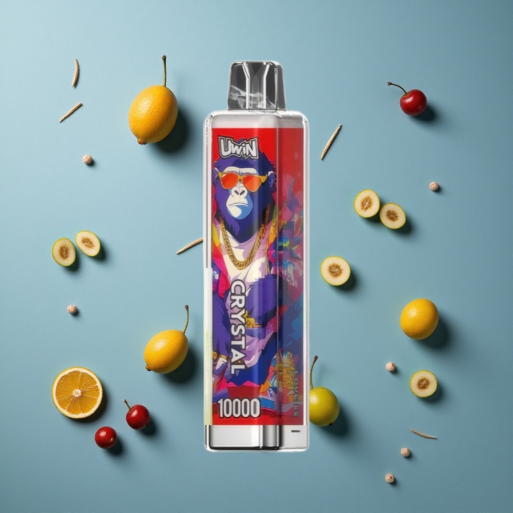 Uwin Crystal 10000 Puffs ডিসপোজেবল ভেপ লাভ ৬৬ (১৮মিলি তরল, ১০,০০০ পাফস)