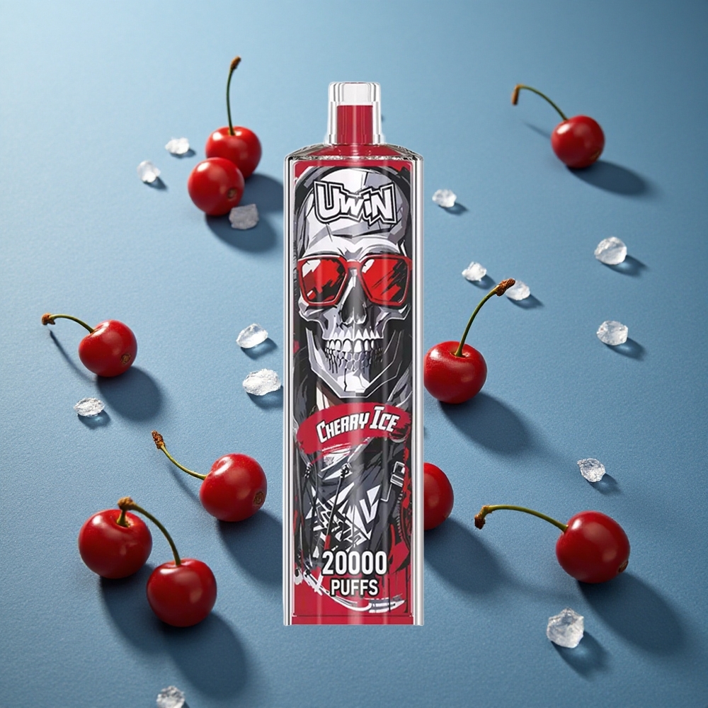 Uwin Shisha Hookah Crystal 20000 Puffs Cherry Ice (চেরি আইস)