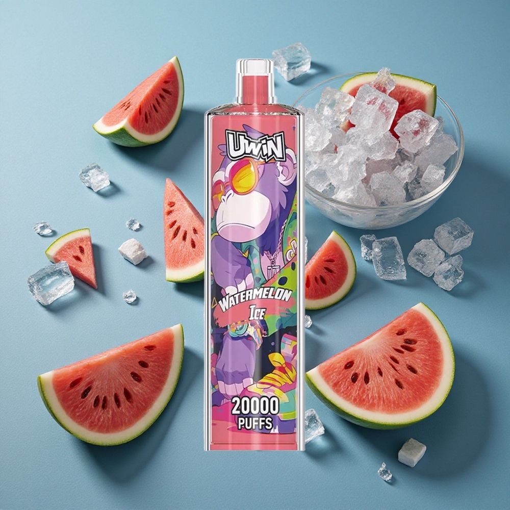 Uwin Shisha Hookah Crystal ২০০০০ পাফস তরমুজ আইস