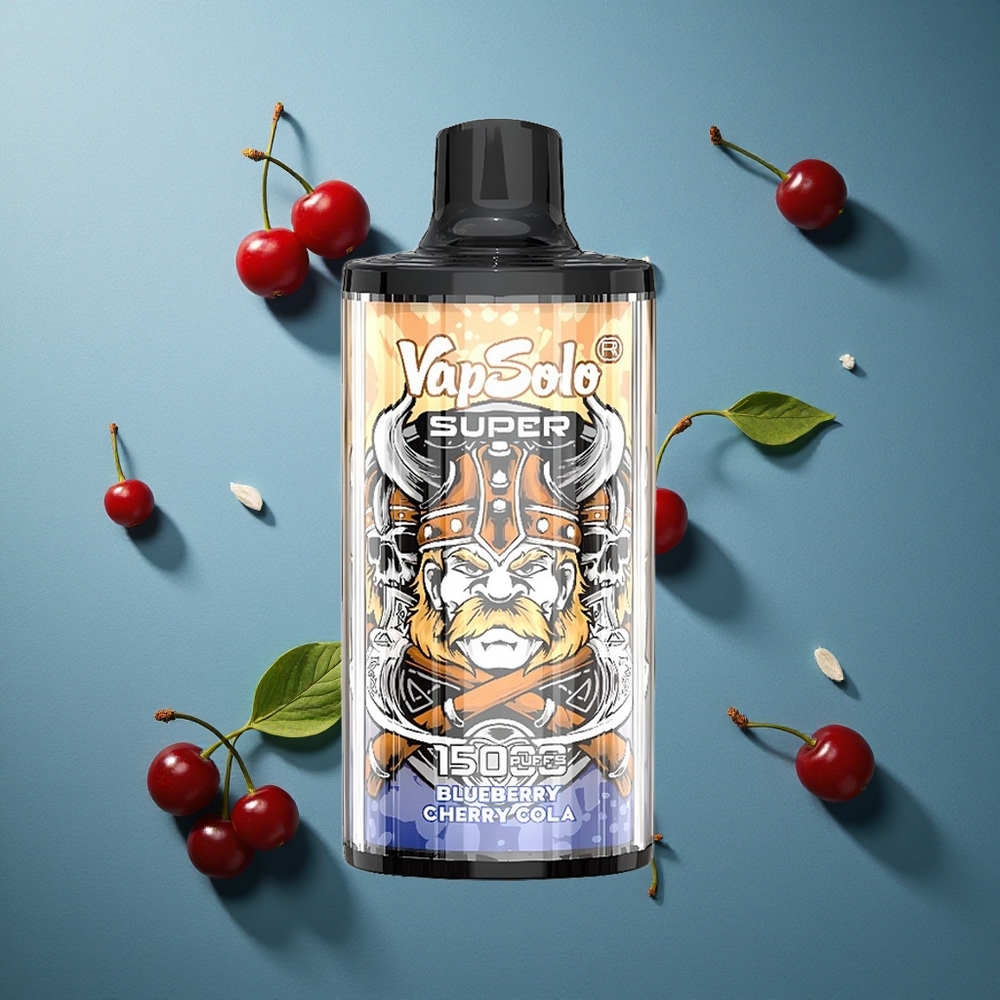 Vapsolo Super 15000 পাফস ডিসপোজেবল ভেপ চেরি কোলা ৪০মিলি