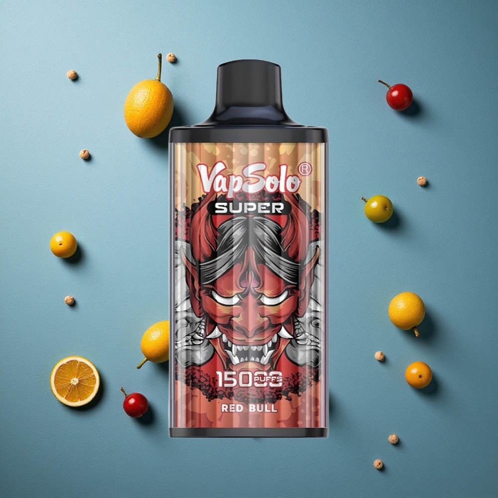 Vapsolo Super 15000 Puffs ডিসপোজেবল ভেপ রেড বুল (40ml, 15000 পাফস)