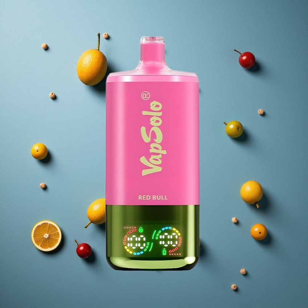 VapSolo Triple 30000 Puffs ডিসপোজেবল ভেপ রেড বুল (৪০মিলি, ৩টি অয়েল ট্যাংক)