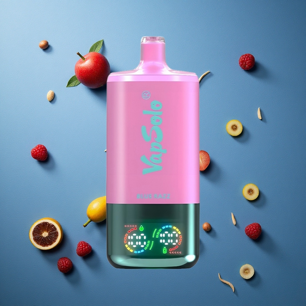 VapSolo Triple 30000 Puffs ডিসপোজেবল ভেপ ব্লু র্যাজ (ই-লিকুইড: ৪০মিলি, নিকোটিন: ২০/৫০ mg/ml)