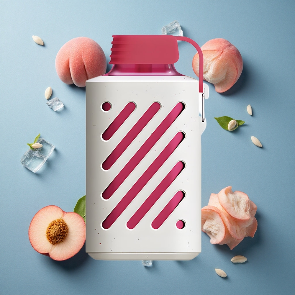 VOZOL GEAR 10000 ডিসপোজেবল ভেপ পিচ আইস (১০০০০ পাফস, ২০ মিলি ই-লিকুইড)