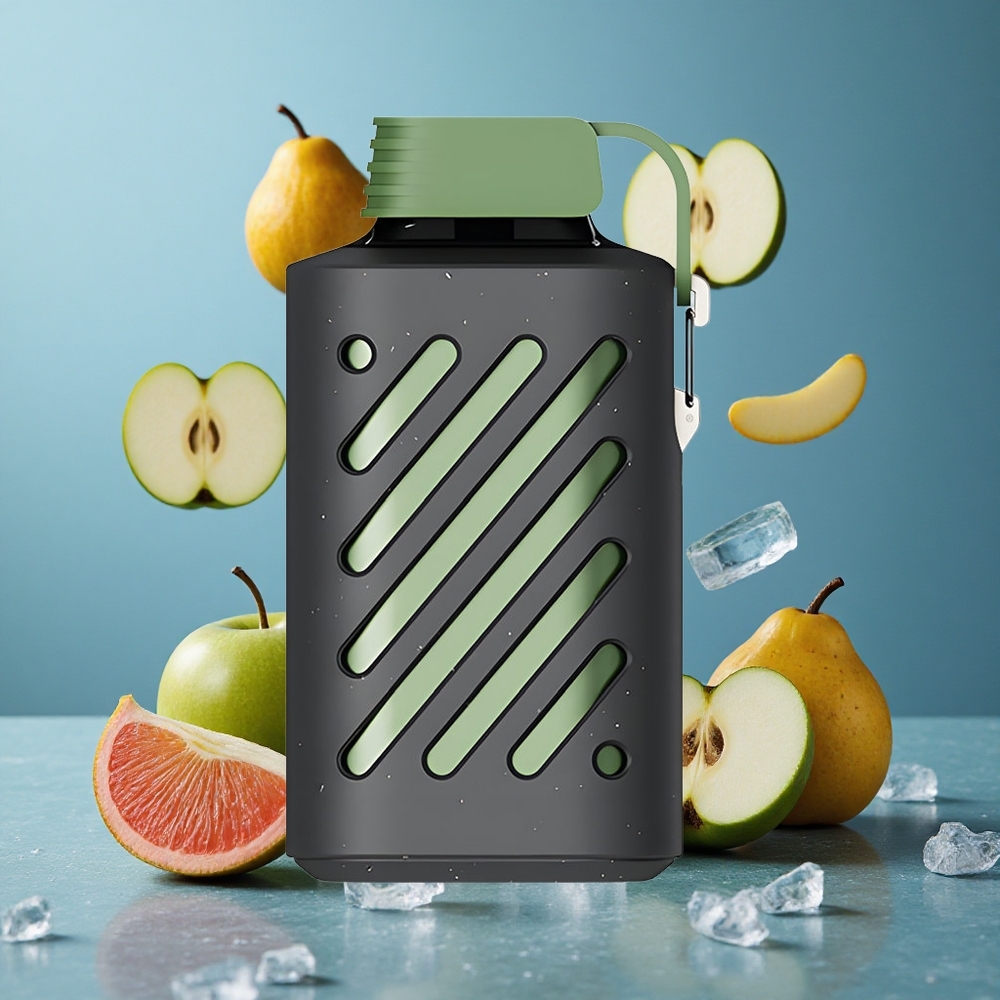 VOZOL GEAR 10000 ডিসপোজেবল ভেপ টক আপেল আইস (১০০০০ পাফস, ৩০ ফ্লেভার)