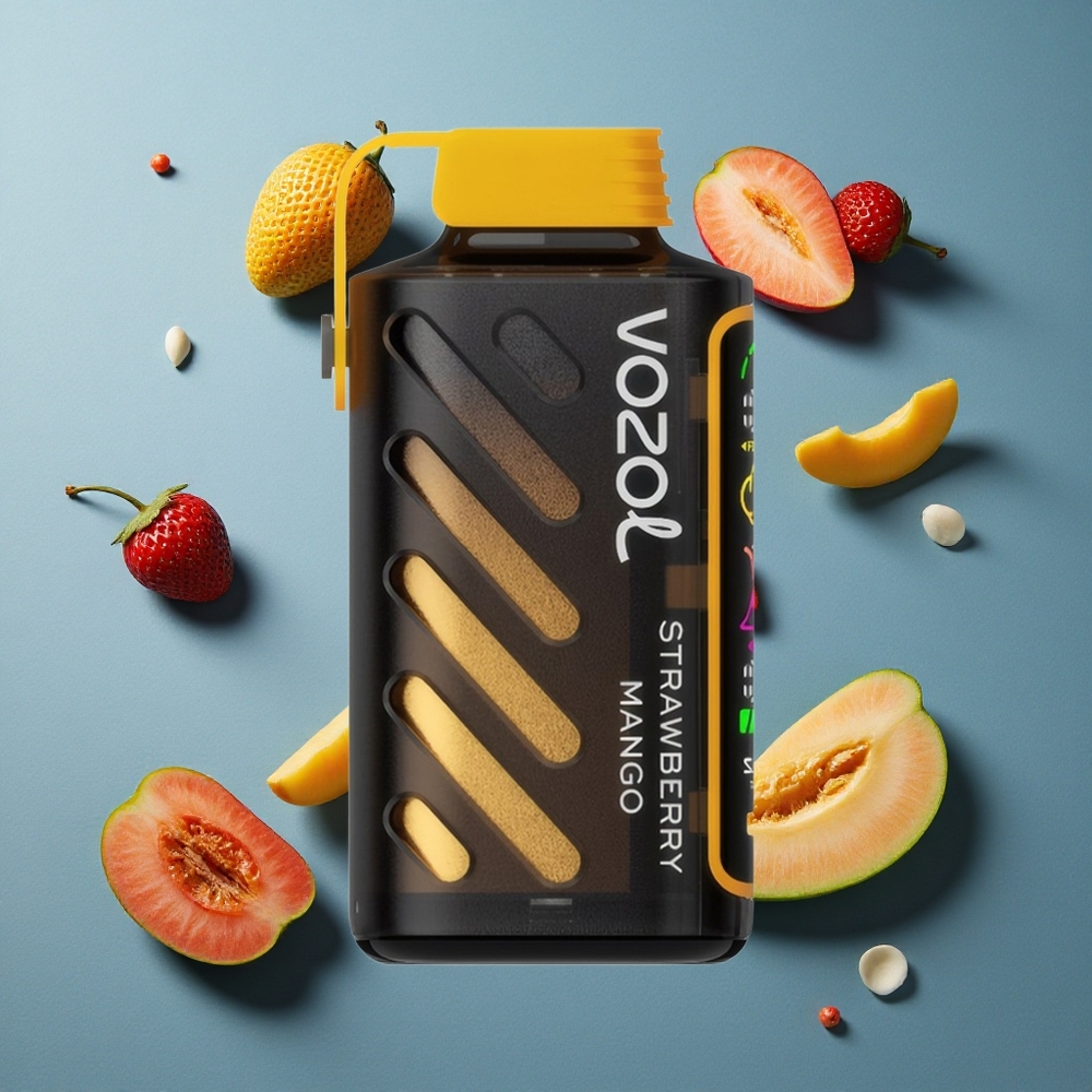 VOZOL Gear Power 20000 পাফস ডিসপোজেবল ভেপ স্ট্রবেরি-আম (S.i.L.C. টেক, ২০mL)