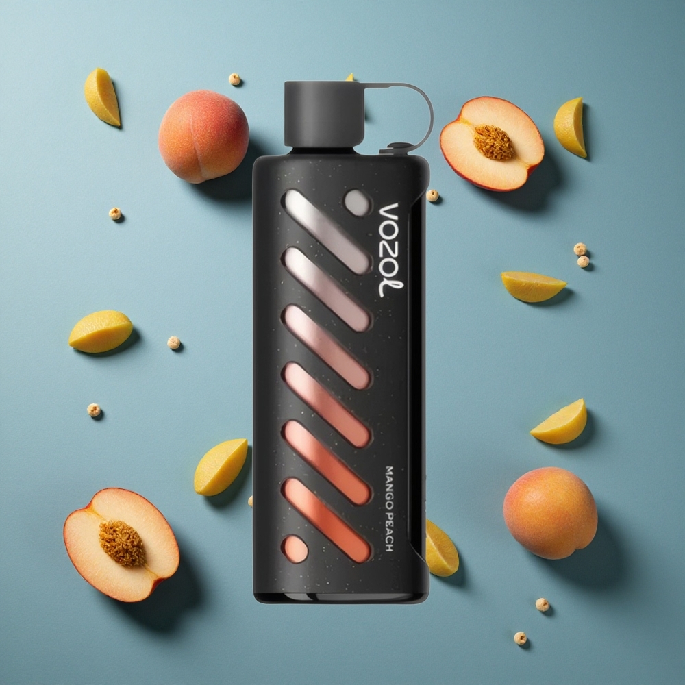 VOZOL Gear Shisha 25000 পাফস আম-পিচ ফ্লেভার ডিসপোজেবল ভেপ