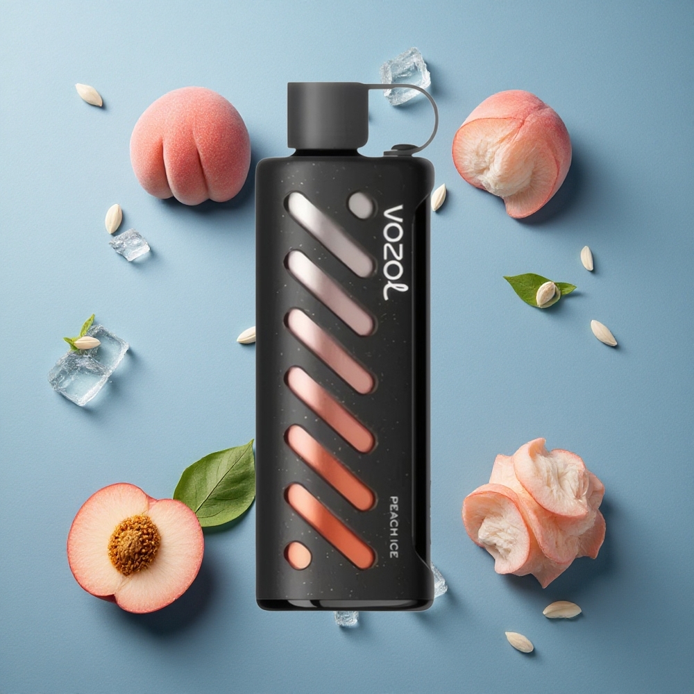 VOZOL Gear Shisha 25000 Puffs ডিসপোজেবল ভেপ পিচ আইস (৩০ স্বাদ, S.i.L.C Tech)