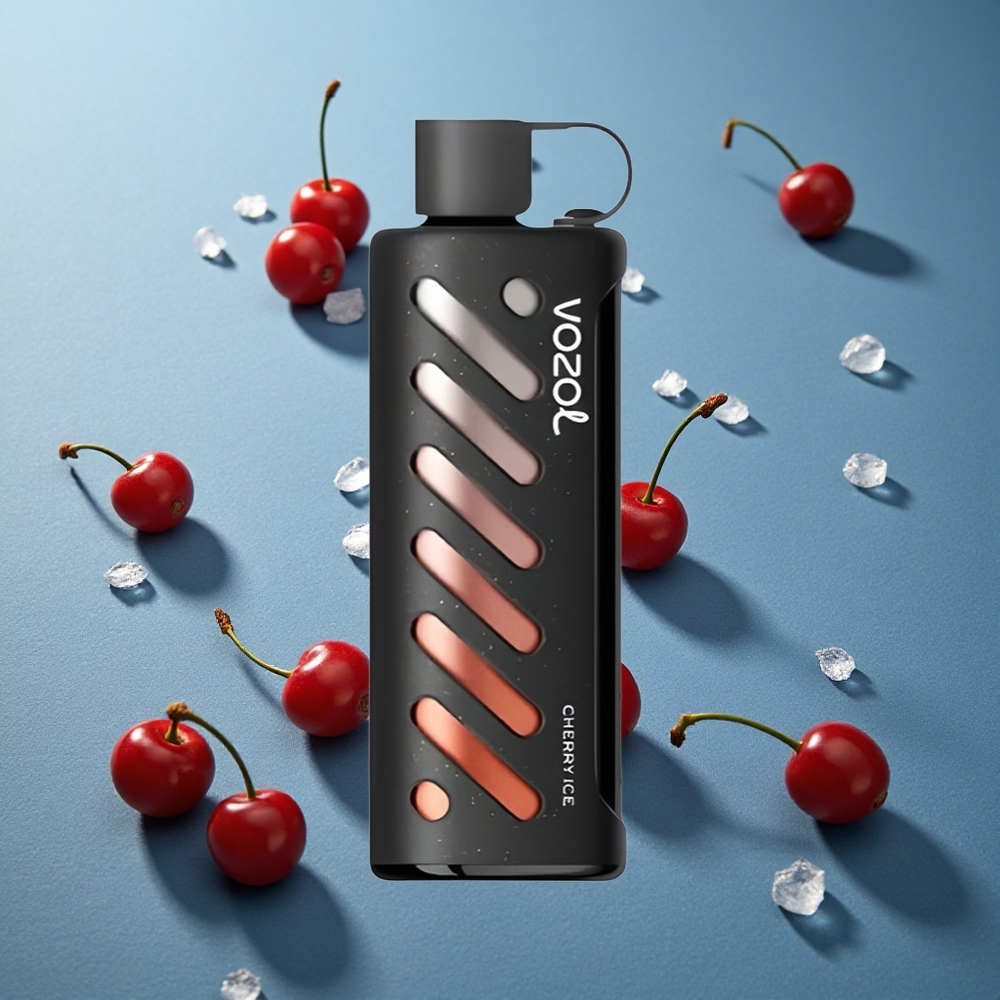 VOZOL Gear Shisha 25000 Puffs ডিসপোজেবল ভেপ চেরি আইস, ১০০০mAh ব্যাটারি, ৫mg/ml নিকোটিন