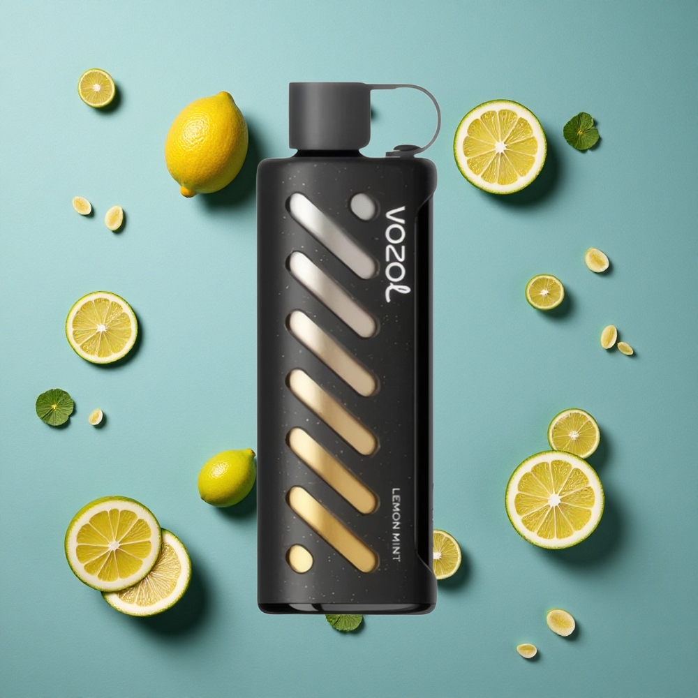 VOZOL Gear Shisha 25000 Puffs ডিসপোজেবল ভেপ লেবু পুদিনা, ৫mg/ml নিকোটিন
