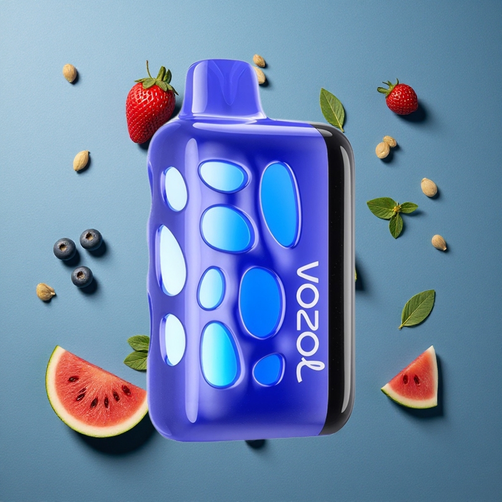 VOZOL RAVE 40000 ডিসপোজেবল ভেপ ব্লুবেরি ওয়াটারমেলন 270° ভাইব্র্যান্ট গ্লো ডিজাইন