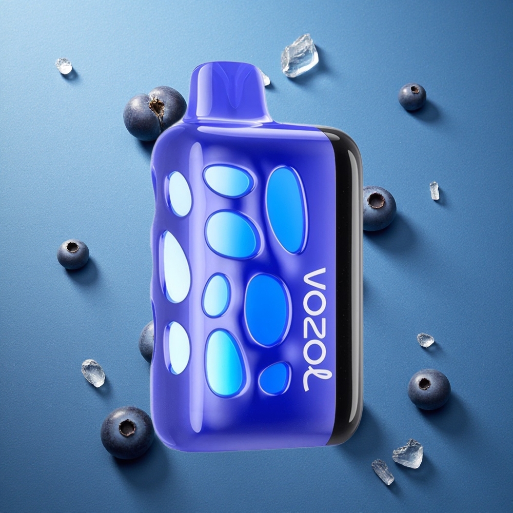 VOZOL RAVE 40000 ডিসপোজেবল ভেপ ব্লুবেরি আইস ১০০০mAh ব্যাটারি ক্ষমতা, বিট-সিন্কড পার্টি মোড