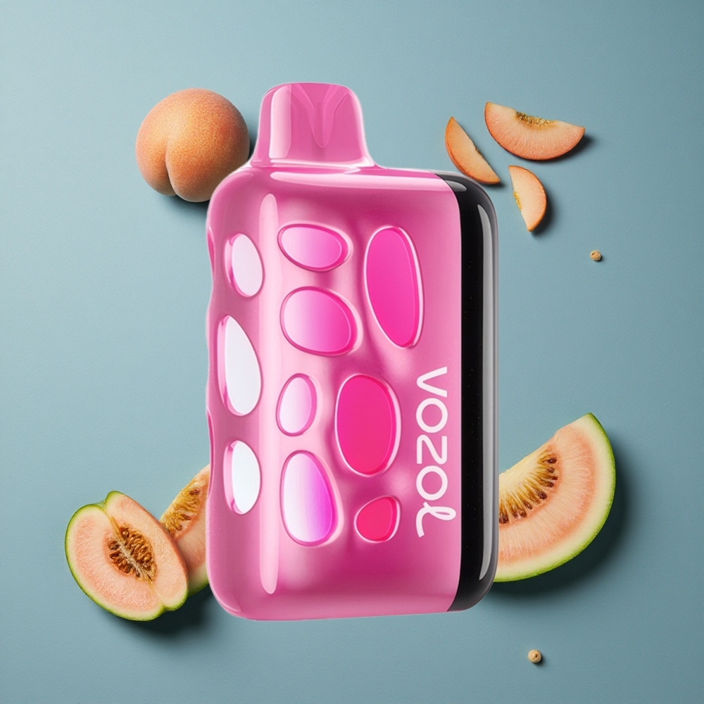 VOZOL RAVE 40000 ডিসপোজেবল ভেপ স্ট্রবেরি পিচ (২৭০ ডিগ্রি ভাইব্র্যান্ট গ্লো ডিজাইন, ১০০০mAh ব্যাটারি)