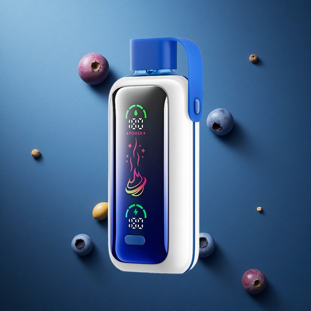 VOZOL Star 20000 Puffs ডিসপোজেবল ভেপ ব্লুবেরি স্টর্ম 2.2" HD মিরর স্ক্রিন, 650mAh ব্যাটারি