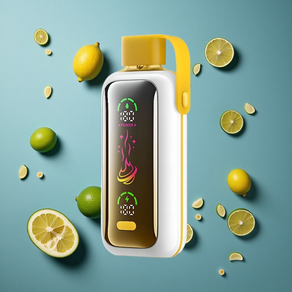 VOZOL Star 20000 Puffs লেবু লাইম ডিসপোজেবল ভেপ 2.2" HD মিরর স্ক্রিন 650mAh