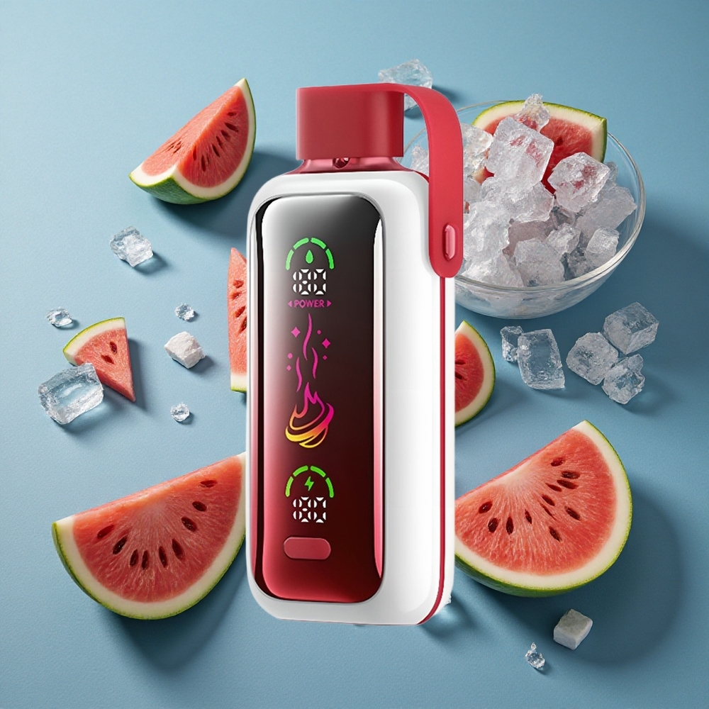 VOZOL Star 20000 Puffs ডিসপোজেবল ভেপ তরমুজ বরফ 2.2" HD মিরর স্ক্রিন ডুয়াল মেশ
