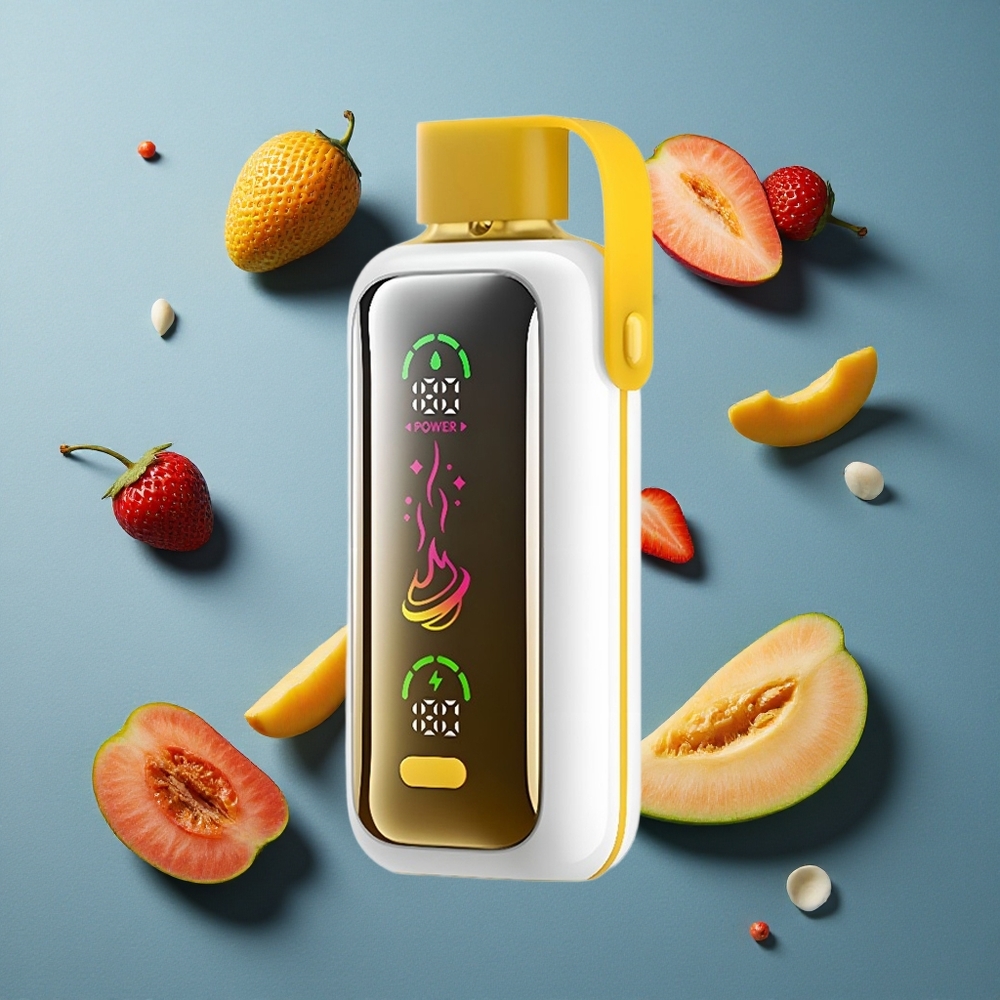 VOZOL Star 20000 Puffs স্ট্রবেরি আম ডুয়াল মেশ 2.2" এইচডি মিরর স্ক্রিন