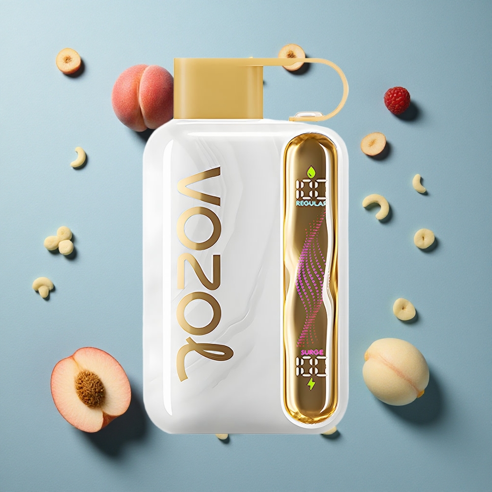 VOZOL STAR 40000 Puffs ডিসপোজেবল ভ্যাপ সাদা পীচ রাস্পবেরি (১০০০mAh, টাইপ-C)