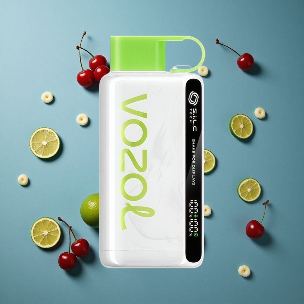 VOZOL STAR 9000/12000 ডিসপোজেবল ভেইপ চেরি লাইম ৩০% দ্রুত চার্জ, ৯০০০/১২০০০ পাফস