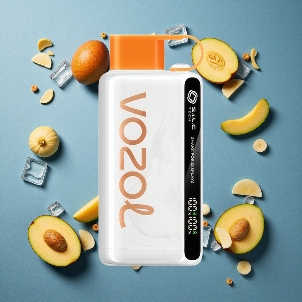 VOZOL STAR 9000/12000 ডিসপোজেবল ভেপ মেক্সিকা আমের আইস শেক ফর ডিস্প্লে UP TO 9000/12000 পাফস
