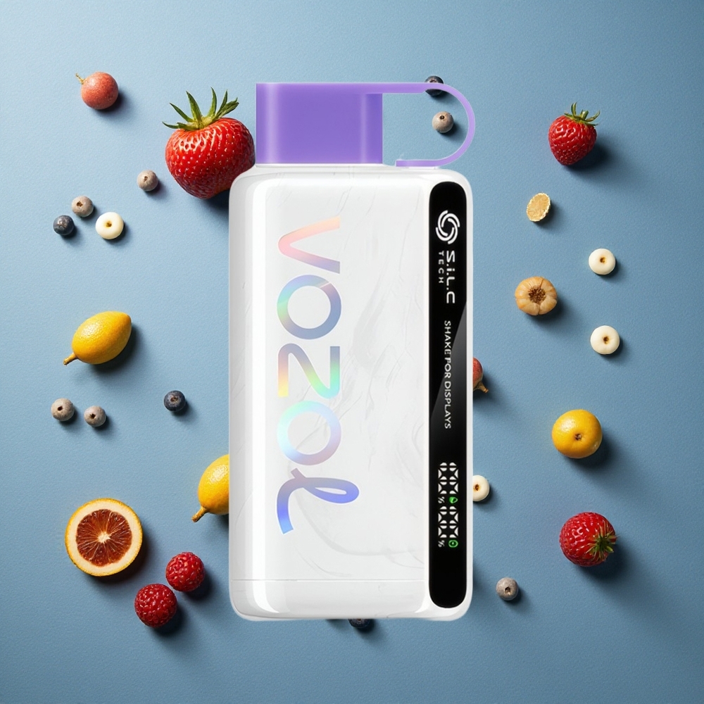 VOZOL STAR 9000/12000 ডিসপোজেবল ভেপ মিক্সড বেরি ৩০% দ্রুত চার্জ, ৬৫০mAh ব্যাটারি