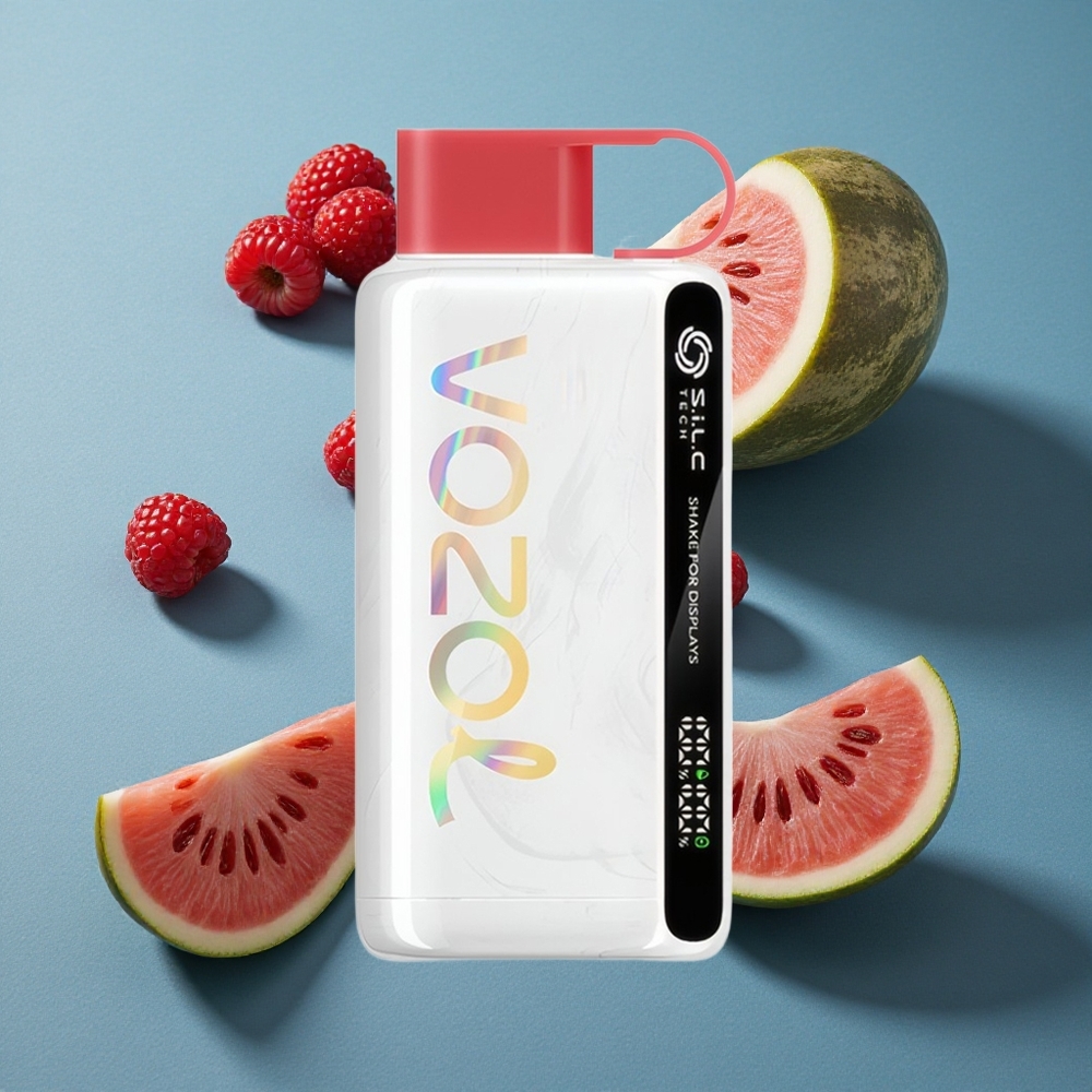 VOZOL STAR 9000/12000 ডিসপোজেবল ভেপ রাস্পবেরি তরমুজ, ৯০০০/১২০০০ পাফস, ৬৫০mAh ব্যাটারি