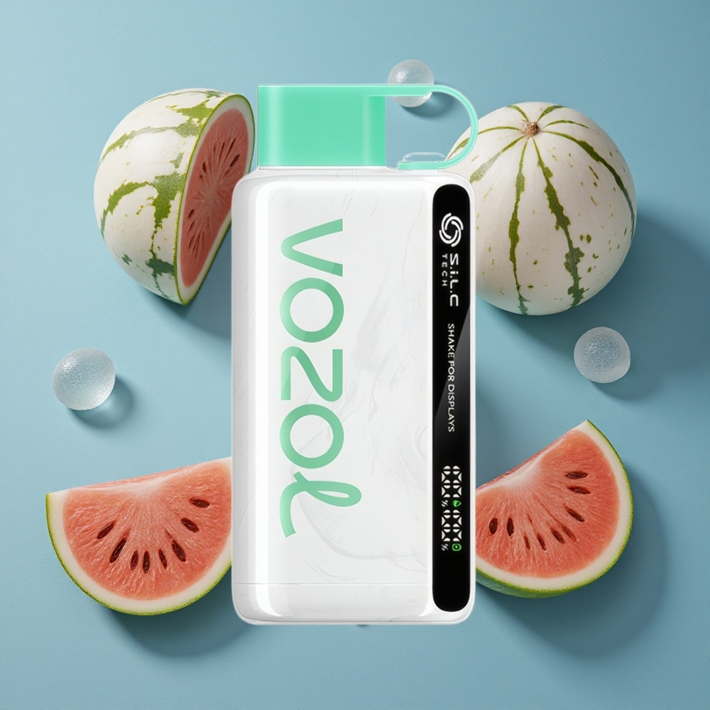 VOZOL STAR 9000/12000 ডিস্পোজেবল ভেপ তরমুজ বাবল গাম ৩০% দ্রুত চার্জ, ৬৫০mAh ব্যাটারি