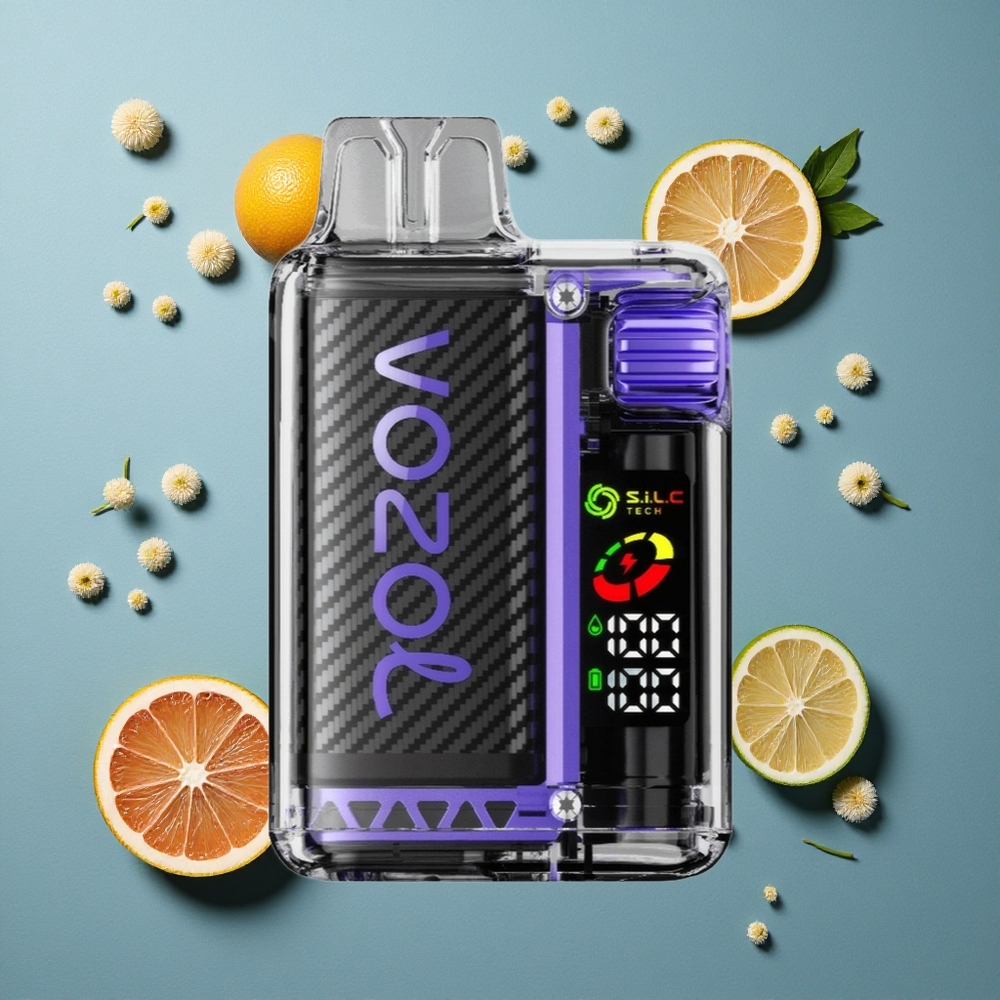 VOZOL Vista 20000 Puffs ডিসপোজেবল ভেপ এল্ডারফ্লাওয়ার গ্রেপফ্রুট (৬৫০mAh রিচার্জেবল ব্যাটারি, ২% নিকোটিন)