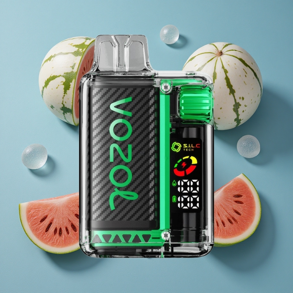 VOZOL Vista 20000 Puffs ডিসপোজেবল ভেপ তরমুজ বাবল গাম, ৬৫০mAh রিচার্জেবল ব্যাটারি, ২% নিকোটিন